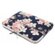 Canvaslife Sleeve for 15-16'' laptop - navy blue and pink