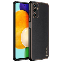 Dux Ducis Yolo elegant cover made of ecological leather for Samsung Galaxy A13 5G black