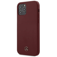 Mercedes MEHCP12MSILRE iPhone 12/12 Pro 6,1" czerwony/red hardcase Silicone Line