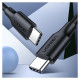 Ugreen US286 USB-C - USB-C PD QC 3A 480Mb/s 1m cable - black
