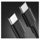Ugreen US286 USB-C - USB-C PD QC 3A 480Mb/s 1m cable - black