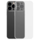 Baseus Frosted Glass Case Cover for iPhone 13 Pro Max Hard Cover with Gel Frame Transparent (ARWS000802)