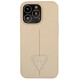 Guess GUHCP13LPSATLE iPhone 13 Pro / 13 6.1" beige/beige hardcase SaffianoTriangle Logo