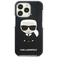 Karl Lagerfeld KLHCP13LTPEIKK iPhone 13 Pro / 13 6,1" hardcase czarny/black Iconik Karl