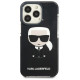 Karl Lagerfeld KLHCP13LTPEIKK iPhone 13 Pro / 13 6,1" hardcase czarny/black Iconik Karl
