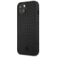 Mercedes MEHCP13MMBLBK iPhone 13 6,1" czarny/black hardcase Leather Meshed Metal Logo