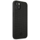 Mercedes MEHCP13MMBLBK iPhone 13 6,1" czarny/black hardcase Leather Meshed Metal Logo