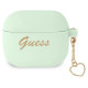 Guess GUA3LSCHSN AirPods 3 cover green/green Silicone Charm Heart Collection