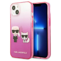 Karl Lagerfeld KLHCP13STGKCP iPhone 13 mini 5,4" hardcase różowy/pink Gradient Ikonik Karl & Choupette