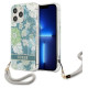 Guess GUHCP13LHFLSN iPhone 13 Pro / 13 6.1" green/green hardcase Flower Strap