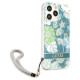 Guess GUHCP13LHFLSN iPhone 13 Pro / 13 6.1" green/green hardcase Flower Strap