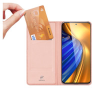 Dux Ducis Skin Pro Holster Cover Flip Cover for Xiaomi Poco F4 5G pink