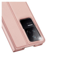 Dux Ducis Skin Pro Holster Cover Flip Cover for Xiaomi Poco F4 5G pink