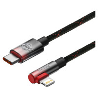 Baseus CAVP000220 angled Lightning - USB-C PD cable 20W 480Mb/s 1m - red