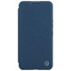Nillkin Qin Cloth Pro Case Case for iPhone 14 Pro Max Camera Cover Holster Cover Flip Case Blue