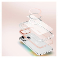 Dux Ducis Clin2 case for iPhone 14 Plus magnetic MagSafe cover pink