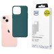 3Mk Protection Case for iPhone 14 Plus from the 3mk Matt Case series - dark green