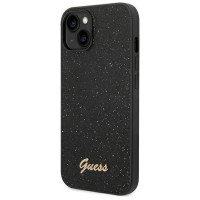 Guess GUHCP14MHGGSHK iPhone 14 Plus 6,7" czarny/black hard case Glitter Script