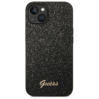 Guess GUHCP14MHGGSHK iPhone 14 Plus 6,7" czarny/black hard case Glitter Script