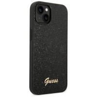 Guess GUHCP14MHGGSHK iPhone 14 Plus 6,7" czarny/black hard case Glitter Script