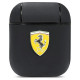 Ferrari FESA2LEBK AirPods cover black/black On Track Leather