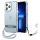 Guess GUHCP13LHTSGSB iPhone 13 Pro / 13 6,1 "blue / blue hardcase Translucent Stap