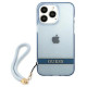 Guess GUHCP13LHTSGSB iPhone 13 Pro / 13 6,1 "blue / blue hardcase Translucent Stap