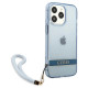 Guess GUHCP13LHTSGSB iPhone 13 Pro / 13 6,1 "blue / blue hardcase Translucent Stap