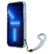 Guess GUHCP13LHTSGSB iPhone 13 Pro / 13 6,1 "blue / blue hardcase Translucent Stap