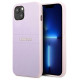 Guess GUHCP13SPSASBPU iPhone 13 mini 5,4 "purple / purple Saffiano Hot Stamp & Metal Logo