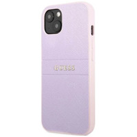 Guess GUHCP13SPSASBPU iPhone 13 mini 5,4 "purple / purple Saffiano Hot Stamp & Metal Logo