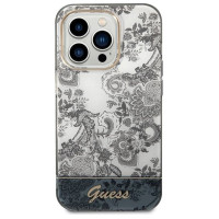 Guess GUHCP14LHGPLHG iPhone 14 Pro 6.1" grey/grey hardcase Porcelain Collection