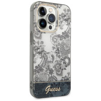 Guess GUHCP14LHGPLHG iPhone 14 Pro 6.1" grey/grey hardcase Porcelain Collection