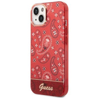 Guess GUHCP14MHGBNHR iPhone 14 Plus 6.7" red/red hardcase Bandana Paisley