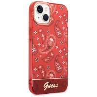 Guess GUHCP14MHGBNHR iPhone 14 Plus 6.7" red/red hardcase Bandana Paisley