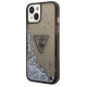 Guess GUHCP14MLFCTPK iPhone 14 Plus 6.7" black/black hardcase Liquid Glitter Palm Collection