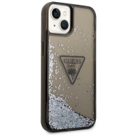 Guess GUHCP14MLFCTPK iPhone 14 Plus 6.7" black/black hardcase Liquid Glitter Palm Collection