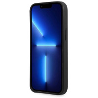 Guess GUHCP14MPSATLK iPhone 14 Plus 6,7 "black / black hardcase SaffianoTriangle Logo
