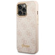 Guess 4G Vintage Gold Logo case for iPhone 14 Pro Max - pink