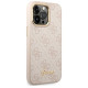 Guess 4G Vintage Gold Logo case for iPhone 14 Pro Max - pink