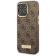 Guess GUHMP14LU4GPRW iPhone 14 Pro 6.1 "brown / brown hard case 4G Logo Plate MagSafe
