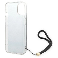 Guess GUOHCP14MH4STK iPhone 14 Plus 6.7 "black / black hardcase 4G Print Strap