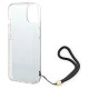 Guess GUOHCP14MH4STK iPhone 14 Plus 6.7 "black / black hardcase 4G Print Strap