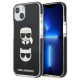 Karl Lagerfeld KLHCP13MTPE2TK iPhone 13 6,1" hardcase czarny/black Karl&Choupette Head