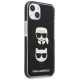 Karl Lagerfeld KLHCP13MTPE2TK iPhone 13 6,1" hardcase czarny/black Karl&Choupette Head