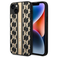 Karl Lagerfeld KLHCP14MPGKLSKW iPhone 14 Plus 6,7 "hardcase brown / brown Monogram Stripe