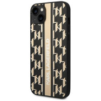 Karl Lagerfeld KLHCP14MPGKLSKW iPhone 14 Plus 6,7 "hardcase brown / brown Monogram Stripe