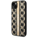 Karl Lagerfeld KLHCP14MPGKLSKW iPhone 14 Plus 6,7 "hardcase brown / brown Monogram Stripe