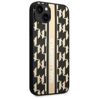 Karl Lagerfeld KLHCP14MPGKLSKW iPhone 14 Plus 6,7 "hardcase brown / brown Monogram Stripe