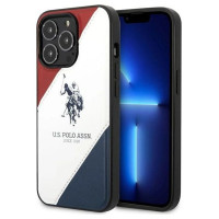 U.s. Polo Assn. US Polo USHCP14LPSO3 iPhone 14 Pro 6.1" white/white Tricolor Embossed